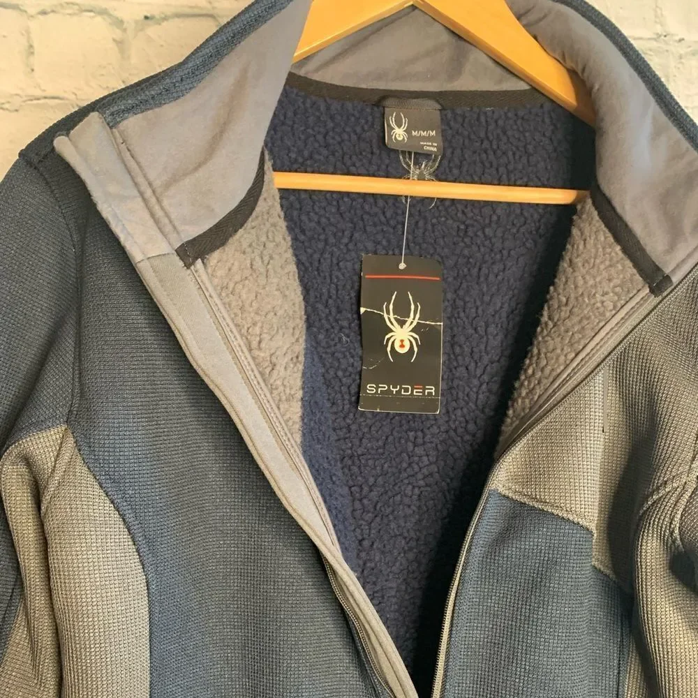 NWT Spyder fleece lined jacket. Medium